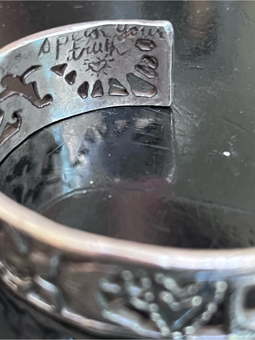 Jes MaHarry Sun, Moon, Heart, Nature, Silver Cutout Cuff Bracelet - Picture 15 of 16